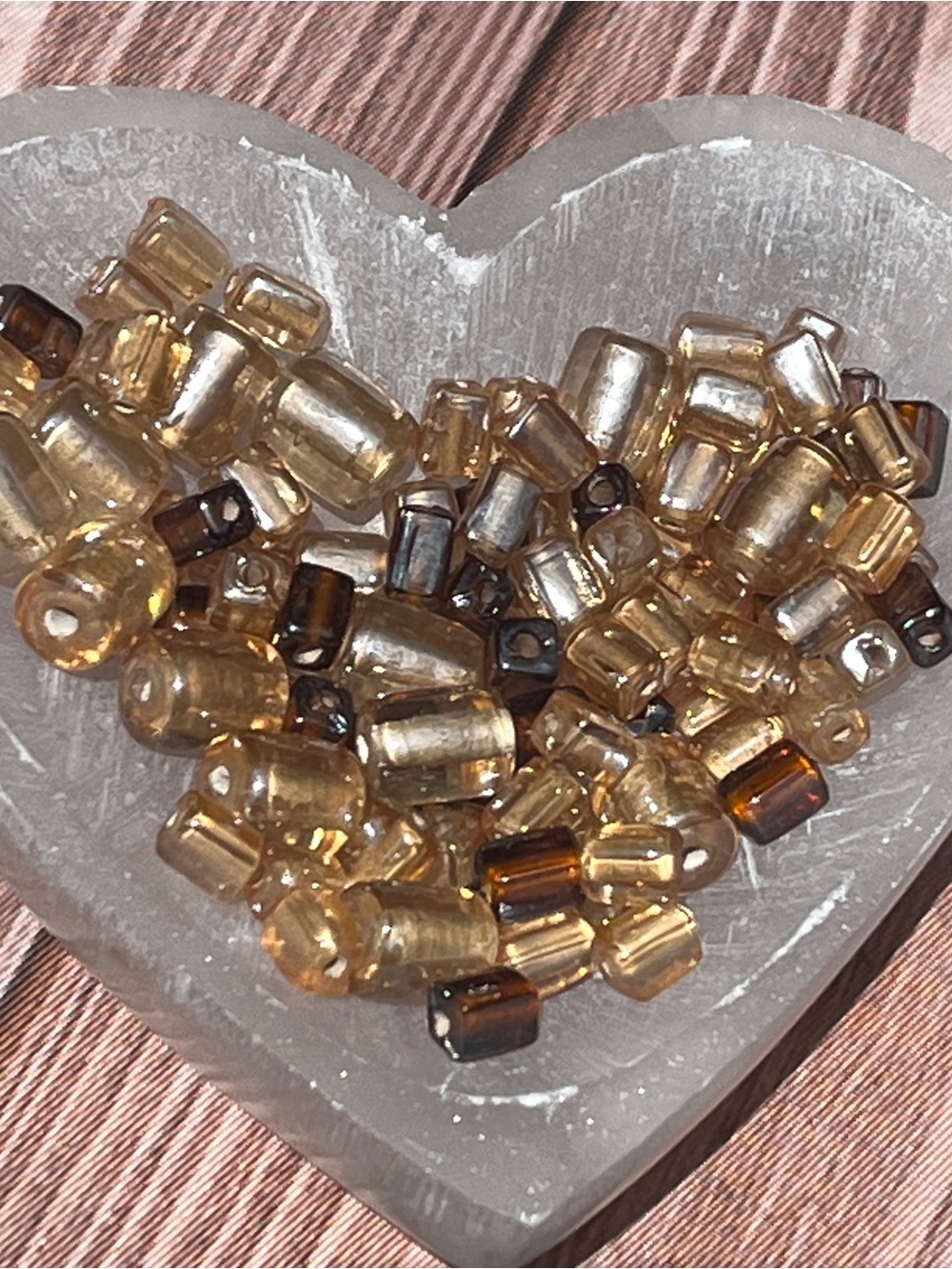 Vintage glass beads